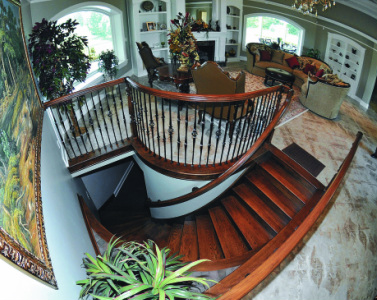 Staircase by Toby Wilkins. Courtesy of Ron Campbell, Johnson City Press